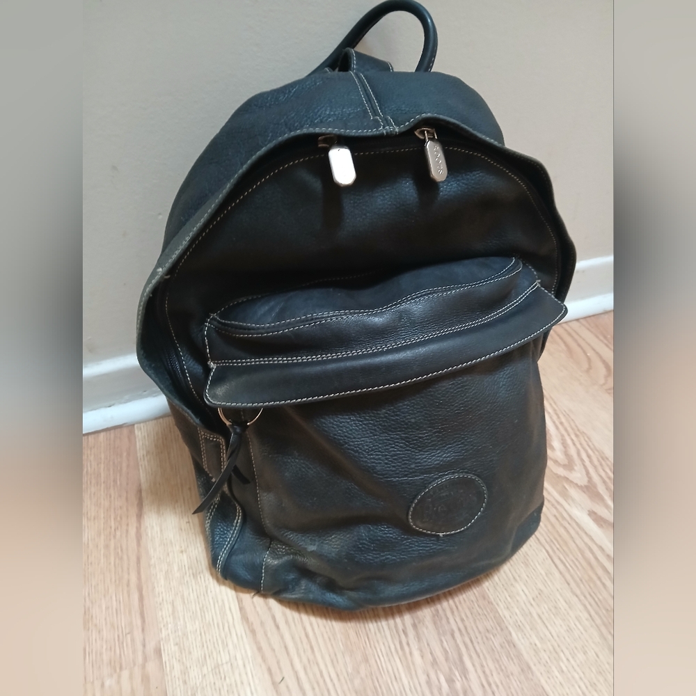 Roots Leather Backpack